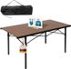 Skandika table pliante en aluminium Maikku