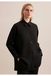 Seidensticker Oversize Fit Chemisier femme noir, uni