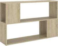 vidaXL Boekenkast 100x24x63 cm bewerkt hout sonoma eikenkleurig