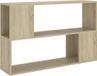 vidaXL Boekenkast 100x24x63 cm bewerkt hout sonoma eikenkleurig
