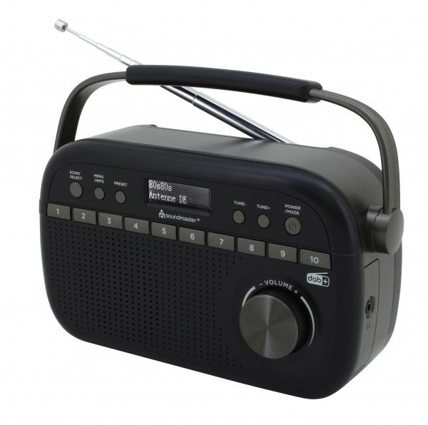 Soundmaster DAB280 - Draagbare DAB+/FM Radio - Zwart