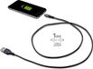 Celly Datakabel Lightning – Voor iPod, iPad en iPhone - Nylon - Extra sterk - 1 Meter - Zwart