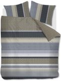 Beddinghouse Jorren dekbedovertrek - Lits-Jumeaux XL - 260x200/220 - Blauw Grijs