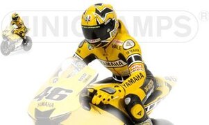 MINICHAMPS Valentino Rossi figurine MotoGP Laguna Seca 2005