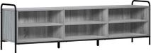 vidaXL Tv-meubel 140 x 39,5 x 50 cm Grijs Sonoma Bewerkt hout