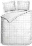 Heckettlane Dekbedovertrek Diamante - Wit - 260x200-220 cm