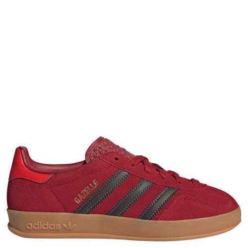 adidas Originals Gazelle Indoor sneakers donkerrood/zwart