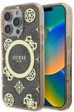 iPhone 16 Pro Backcover hoesje Magsafe IML peony - Marron