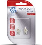 M-Tech LED B8.5D 24V - Heavy Duty - 1x Led diode - Wit - Set