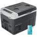 EUHOMY Compressorkoelbox 15 l, koelbox auto met app-bediening, -20 ℃ ~ 20 ℃, draagbare koelkast 12/24 V DC 100-240 V AC, draagbare vriezer voor camping, reizen, boot, donkergrijs
