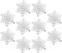 Patch en tissu - 10 pièces - Applications thermocollantes - Blanc
