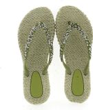 Ilse Jacobsen Slippers met strassteentjes CHEERFUL03G Vrouwen Moss