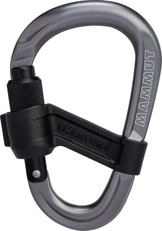 Mammut Mammut Smart HMS 2.0 Screwgate Carabiner, grijs/zwart  2023 Karabijnhaken