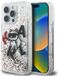 Karl Lagerfeld Coque avec paillettes liquides et logo Choupette pour MagSafe iPhone 16 Pro