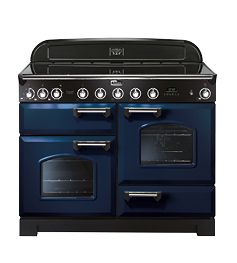 Falcon Classic Deluxe 110 cm Inductie Fornuis - Blauw - Messing