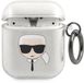 Karl Lagerfeld KLA2UKHGS - AirPods Over - Sierlijke Glitters - Zilver