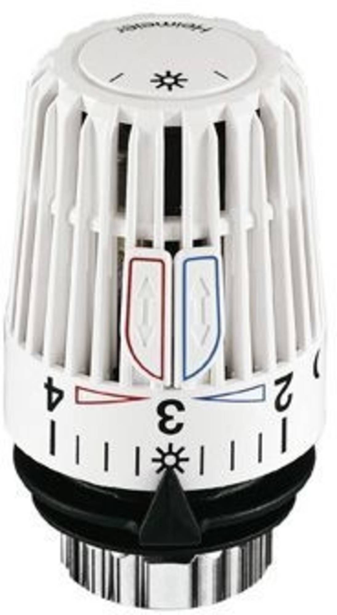 Heimeier regelelement met vaste voeler Wit