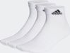 adidas Sportswear Thin and Light Enkelsokken 3 Paar - Unisex - Wit - 31-33