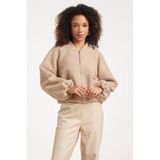 Smashed Lemon bouclé bomberjack - beige