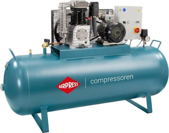Airpress Compressor K 500-1000S 14 bar 7.5 pk/5.5 kW 481 l/min 500 l met ster-driehoekschakelaar