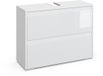 Vicco Majest Wastafelonderkast – 80.1 x 62 cm met 2 lades Wit/wit hoogglans