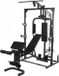 Gorilla Sports Homegym - Inclusief Fitnessbank - Noir