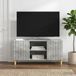 Maison Exclusive - Meuble TV 102 x 34,5 x 50 cm Gris béton, aggloméré