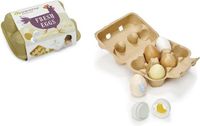Tender Leaf Toys Tender Leaf Marktdag - Eieren In Hout - 6 Stuks - Doosje