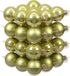 Othmar Decorations kerstballen - 36 stuks - saliegroen - 6 cm - glas