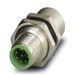 Phoenix Contact 1551697 M12 Kabelconnector Groen, Metallic