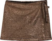 WE Fashion Skort pour filles à l'aspect métallisé