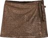 WE Fashion Skort pour filles à l'aspect métallisé