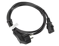 Lanberg CA-C13C-10CC-0018-BK "Cee 7/7 Shuko-stekker op Iec 320 C13" stopcontact kabel, 1,8 m zwart