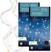 Merkloos Lumineo Draadverlichting - 2x - 60 LED Lampjes - Gekleurd - 295 cm