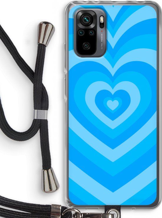 Case Company - Xiaomi Redmi Note 10 Pro Case with Cord - Heart Blue