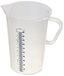 De Buyer Kunststof gegradueerde kruikpot – Hoogte: 21,5 cm, transparant, 2 L
