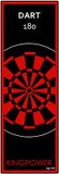 Kingpower Dart Darts Tapijt Dart Tapijt Dart Mat 237x80cm Steeldart Darts Dartbord Accessoires Afvoerlijn Bescherming Rubber Dartbord Verschillende Ontwerpen