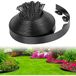 Bordure de pelouse flexible - Noir - 5 m x 5 cm - Avec 15 piquets de fixation - Pour jardin et pelouse