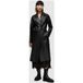 AllSaints Farren Manteau Ceinturé Noir Taille : 6