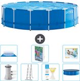 Intex Rond Frame Zwembad - 457 x 122 cm - Blauw