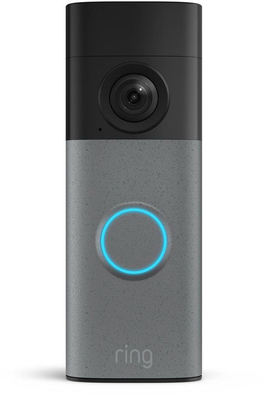 Ring Video Deurbel op batterij (nieuwste generatie) - Speckled Grey - 2K video