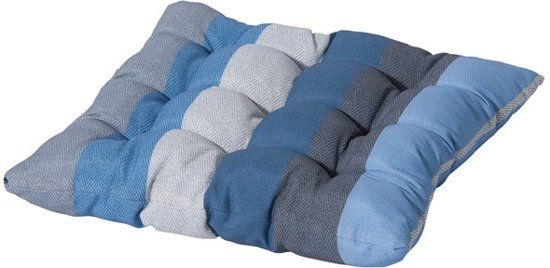 Madison bistro tuinkussen Victoria 46x46 cm - blauw