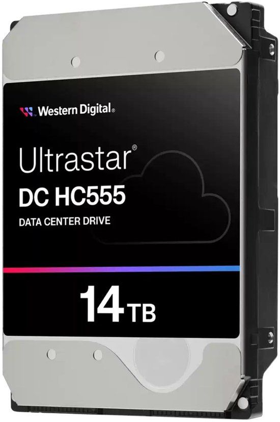 WD Western Digital Ultrastar DC HC555 - Interne harde schijf - 14 TB - 7200 RPM - SAS
