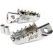 STR8 Cales pied pilote MX Evo Derbi Aluminium
