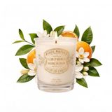 Panier des Sens - Geurkaars sinaasappelbloesem – decoratieve kaars van glas – concentraat van bloemenparfum – natuurlijke en lange levensduur, gemaakt in Frankrijk – plantaardige was – 180 g