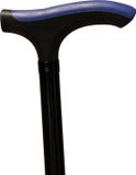 T-Handle HERDEGEN SAS T-handvat wandelstok | Advance aluminium | Opvouwbare en uitschuifbare stok | Blauw