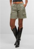 Urban Classics Cotton Cargo Korte broek Olijfgroen W27