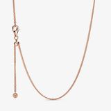 Pandora Rose™ Ketting 60 cm Zilverkleurig Gourmette Schakelketting Zonder Hanger Vrouwen 925 Zilver