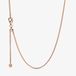 Pandora Rose™ Ketting 60 cm Zilverkleurig Gourmette Schakelketting Zonder Hanger Vrouwen 925 Zilver