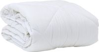 vidaXL Dekbed met kussen 2 st Wit Microvezel